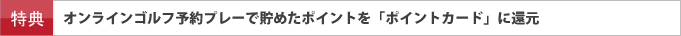 プレーの都度ポイントが加算されます